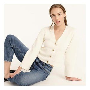 🆕J.Crew Sweater - Cinched-Waist Cropped Cardigan